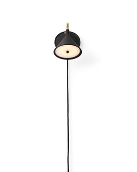 Audo Copenhagen Lampada da parete Cast Sconce, dimmerabile, nero - ottone