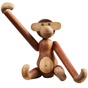 Kay Bojesen Wooden Monkey, mittelgroß, Teakholz