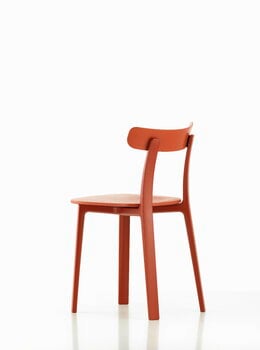 Vitra Sedia All Plastic Chair, rosso mattone