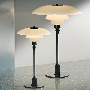 Louis Poulsen Lampe de table PH 2/1, noir métallisé