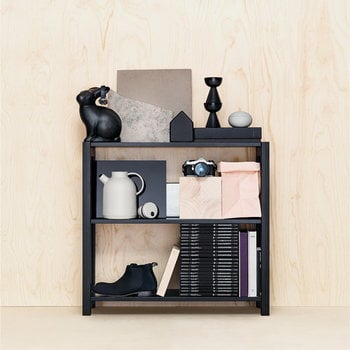 Lundia Classic open shelf, low, black