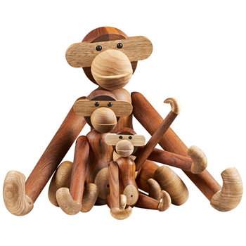 Kay Bojesen Wooden Monkey, medium, teak