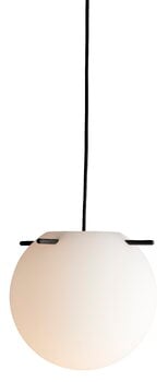 Frandsen Lampada a sospensione Koi, 25 cm, opale bianco - nero