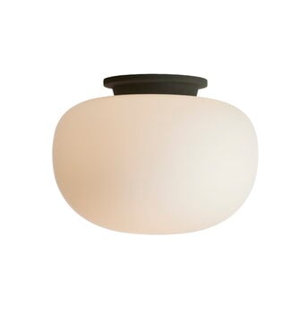 Frandsen Lampada da soffitto Supernate, 38 cm, opale bianco - nero