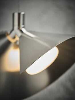 Frandsen Peel pendant, brushed stainless steel