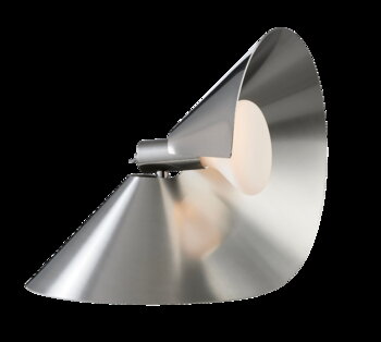 Frandsen Peel table lamp, brushed stainless steel