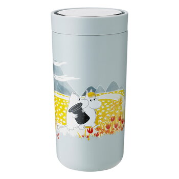 Stelton To Go Click thermo cup, 0,4 L, light blue - Moomin