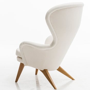 Ornäs Siesta lounge chair, oak - white Tonus 100