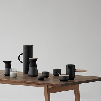 Stelton Pot à lait Theo, noir