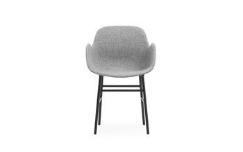 Normann Copenhagen Form käsinojallinen tuoli, musta teräs - Synergy 16