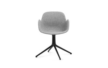 Normann Copenhagen Form Swivel 4L käsinojallinen tuoli, musta - Synergy 16