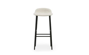 Normann Copenhagen Form bar stool, 75 cm, black steel - Main Line Flax 20