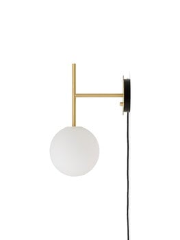 Audo Copenhagen TR Bulb suspended wall lamp, brushed brass - matte opal, extra image