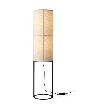 Audo Copenhagen Lampadaire Hashira, modèle haut, lin brut