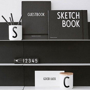 Design Letters Black Paper Shelf A2 | Finnish Design Shop