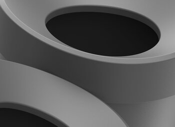 Vitra Happy Bin, modèle L, basic dark