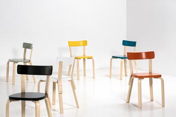 Artek Aalto chair 69, orange