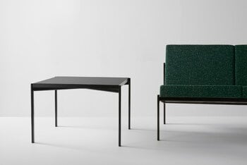 Artek Kiki low table, 60 x 60 cm, black - black linoleum