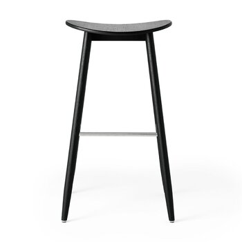 Massproductions Icha barstol, 65 cm, svartbetsad ek