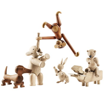 Wooden Monkey, small, teak