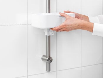 Brabantia Panier de douche ReNew, blanc