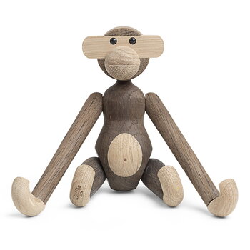 Kay Bojesen Wooden Monkey, klein, Eiche geräuchert