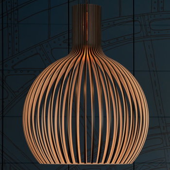 Secto Design Octo 4240 pendant, walnut