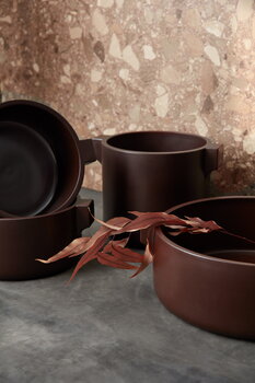 Fogia Ceramics Planter, brown