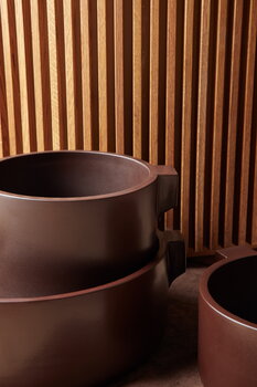 Fogia Ceramics Pot, brown