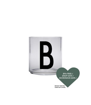 Design Letters Kids drinking glass, A-Z