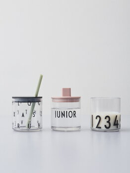 Design Letters Drink lid for Tritan glass or cup, pink