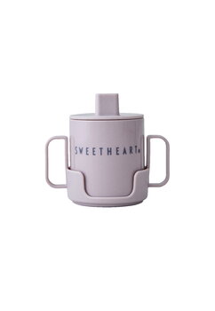 Design Letters Drink lid for Tritan glass or cup, lavender