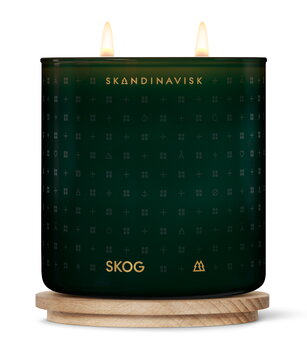 Skandinavisk Scented candle with lid, SKOG, 2-wick