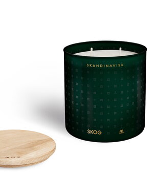 Skandinavisk Scented candle with lid, SKOG, 2-wick