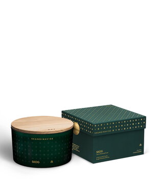 Skandinavisk Scented candle with lid, SKOG, 3-wick