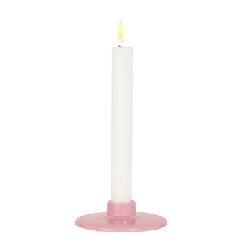 Lyngby Porcelain Rhombe Color candleholder, rose