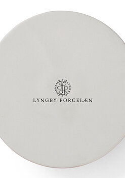 Lyngby Porcelain Portacandela Rhombe Color, rosa