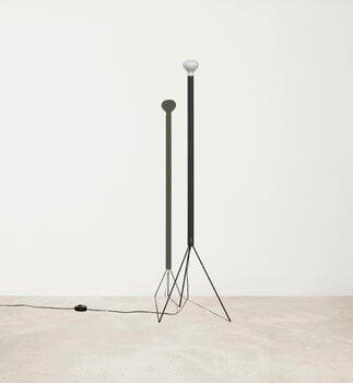 Flos Luminator floor lamp, dimmable, anthracite
