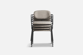 Woud Frame tuoli, musta - beige Davis Sawana 17