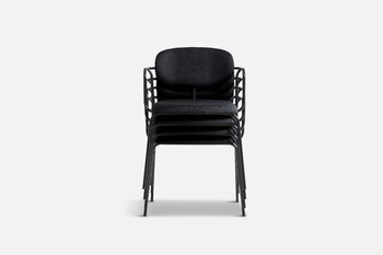 Woud Frame tuoli, musta - musta Davis Sawana 14