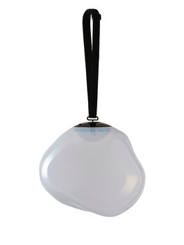 Tom Dixon Lampada portatile Melt, grande, opale - nero, immagine extra