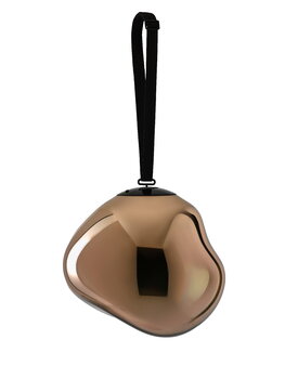 Tom Dixon Lampada portatile Melt, grande, rame - nero, immagine extra