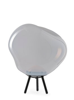 Tom Dixon Lampada portatile Melt, grande, opale - nero, immagine extra