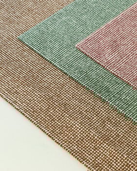 Normann Copenhagen Flick matto, 170 x 240 cm, luonnonvalkoinen - tummanvihreä, tuotteen lisäkuva