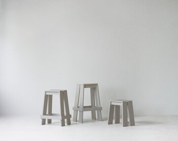 Normann Copenhagen Let barstool, 75 cm, light grey, extra image