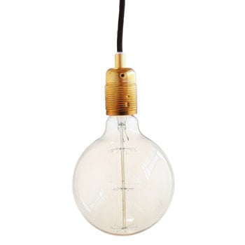 Frama E27 pendant, brass - black, extra image