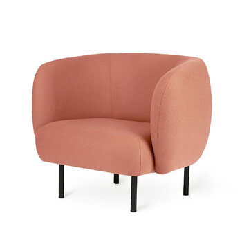 Warm Nordic Cape lounge chair, blush