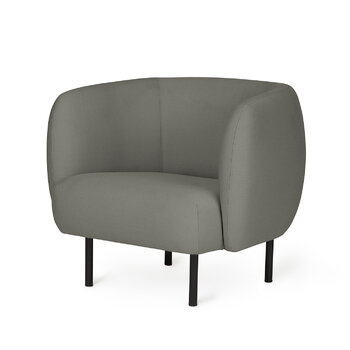 Warm Nordic Cape lounge chair, warm grey