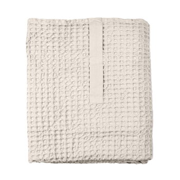 The Organic Company Serviette et couverture Big Waffle, stone