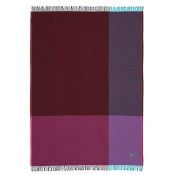 Vitra Colour Block blanket, blue - bordeaux